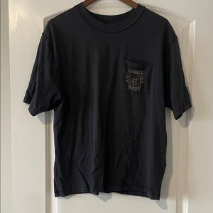 P & Co Desert Daze Boxy T-Shirt - Heavy Washed Black